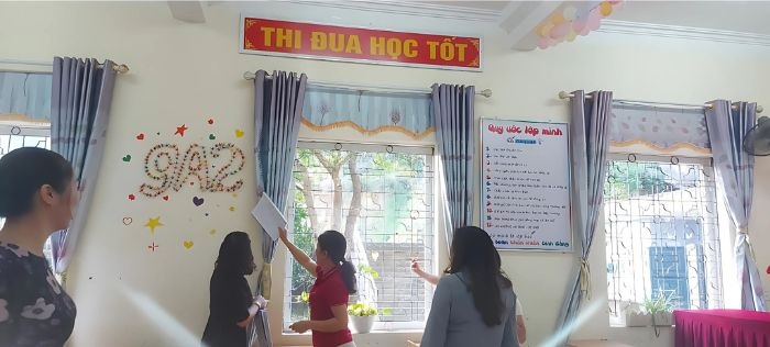 ảnh mẫu trang trí lớp học thcs cực sáng tạo