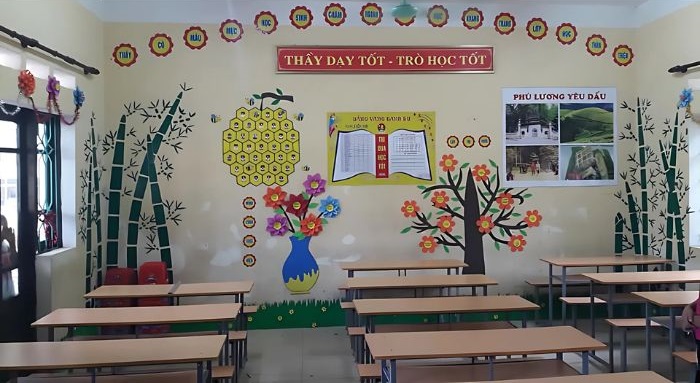 ảnh mẫu trang trí lớp học thcs đẹp nhất