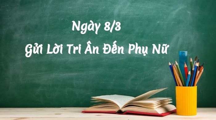 ảnh trang trí 8.3 xinh