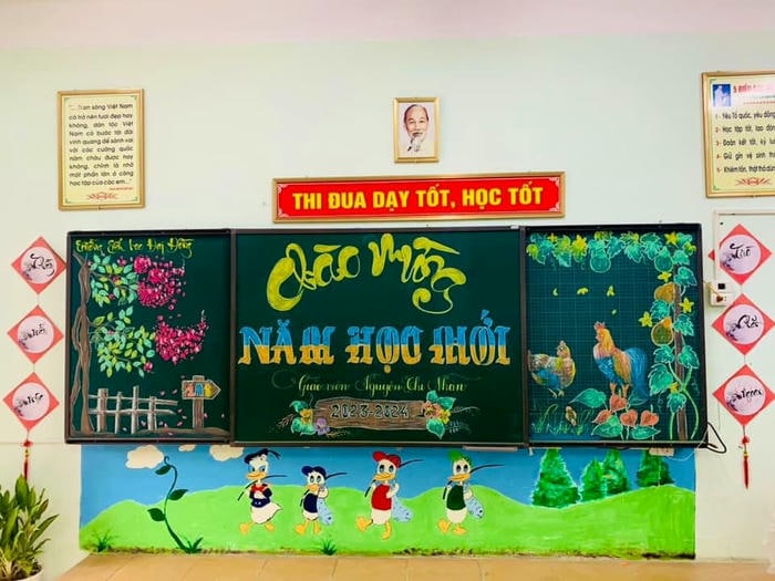 ảnh trang trí bảng chào mừng năm học mới đẹp hd