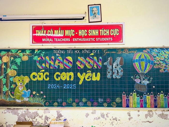 ảnh trang trí bảng chào mừng năm học mới đẹp