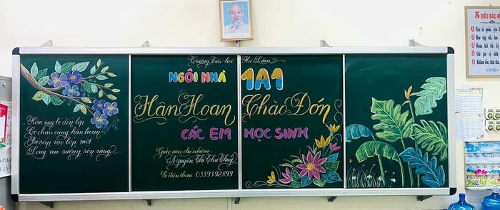 ảnh trang trí bảng chào mừng năm học mới siêu sáng tạo