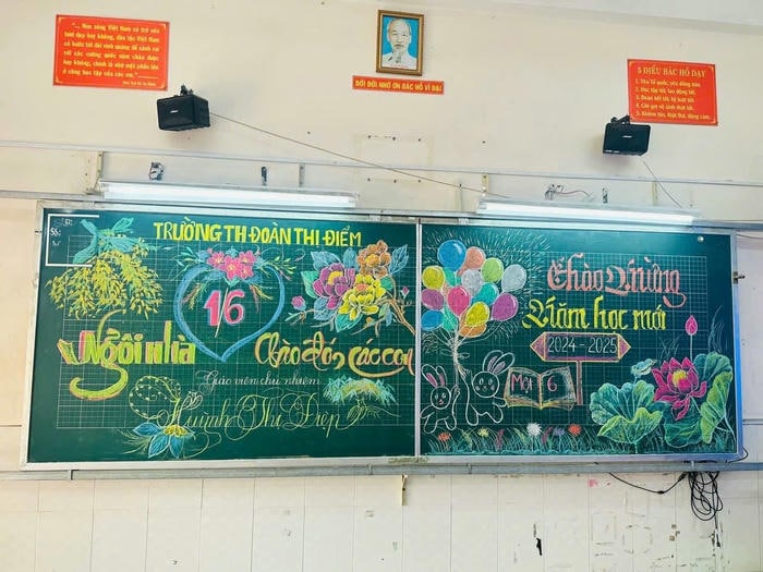 ảnh trang trí bảng chào mừng năm học mới siêu xinh