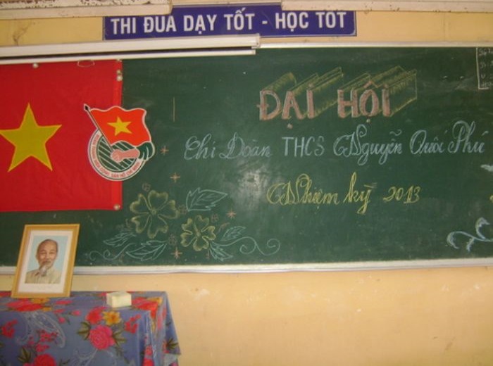 ảnh trang trí bảng đại hội chi đoàn đẹp nhất