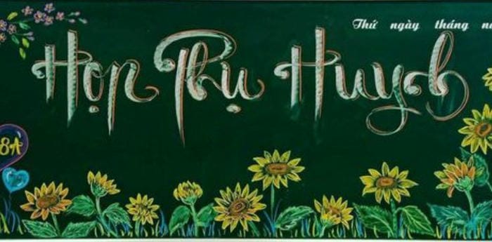 ảnh trang trí bảng họp phụ huynh đẹp