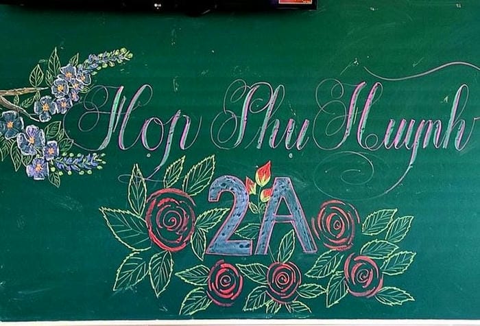 ảnh trang trí bảng họp phụ huynh đơn giản