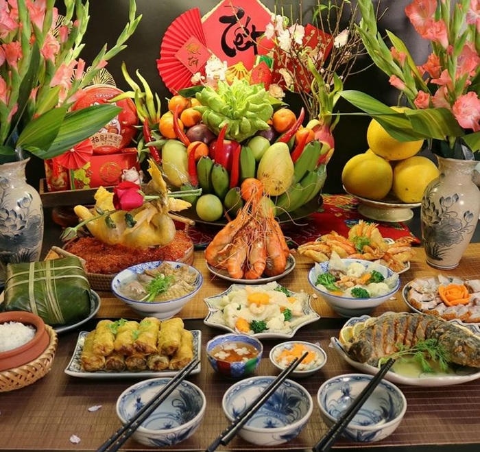 ảnh trang trí bánh chưng đẹp