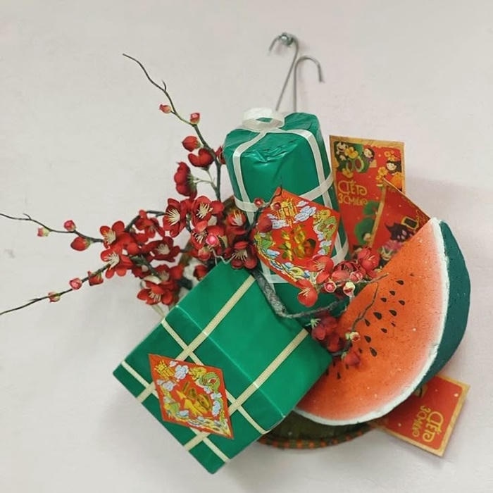 ảnh trang trí bánh chưng đẹp cực