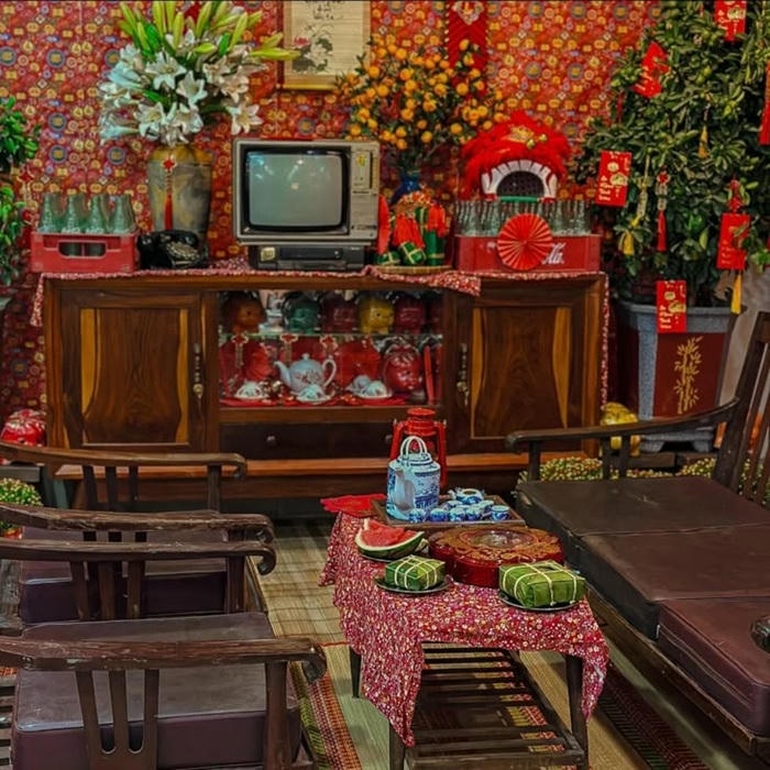 ảnh trang trí bánh chưng siêu đẹp