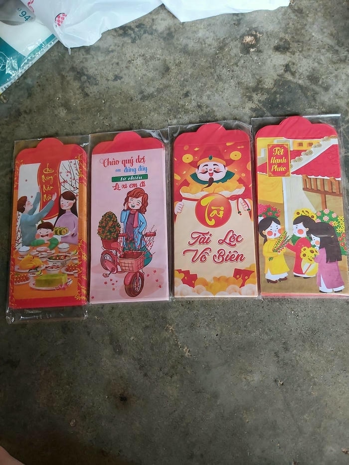 ảnh trang trí bao lì xì cực đẹp