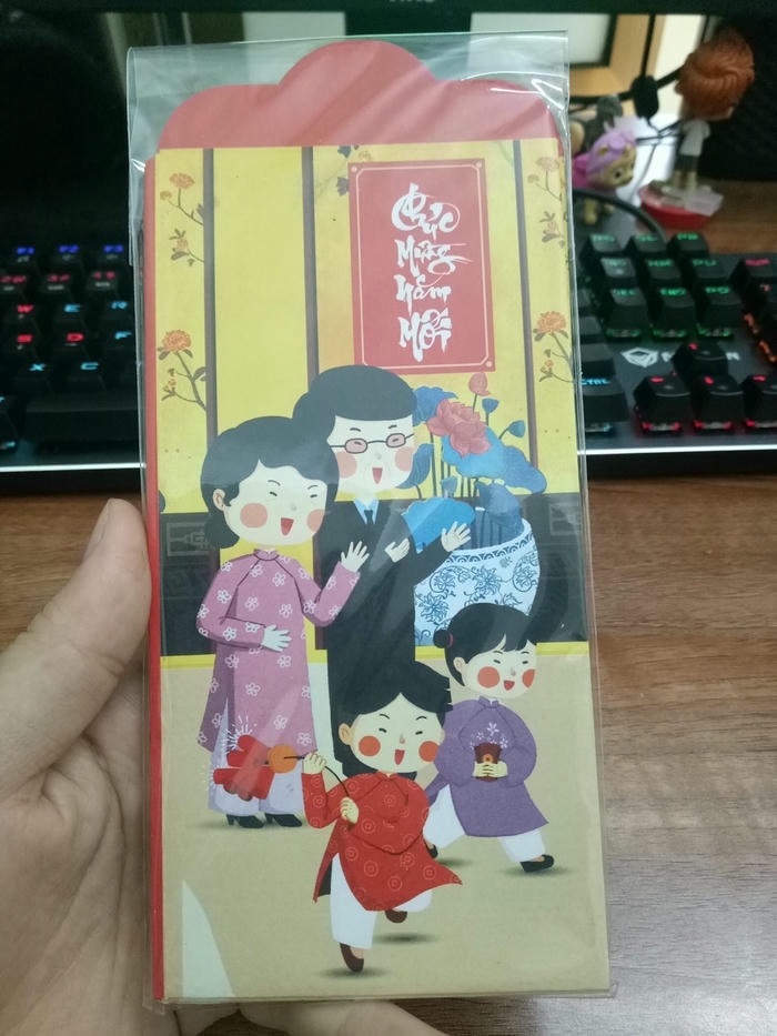 ảnh trang trí bao lì xì