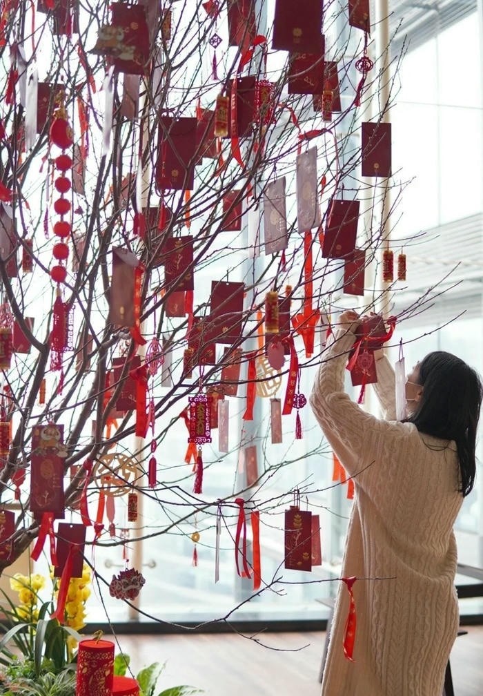 ảnh trang trí cây đào siêu đẹp