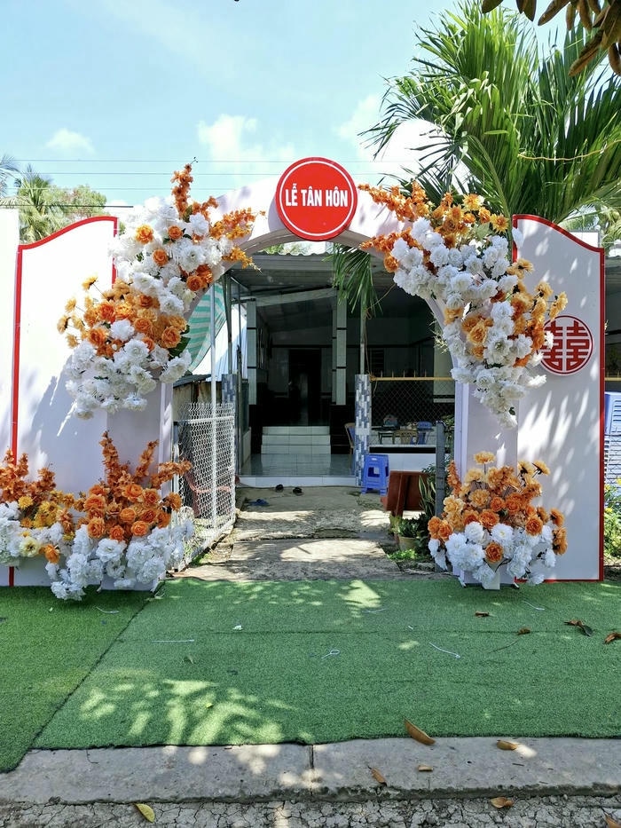 ảnh trang trí đám cưới xinh cực