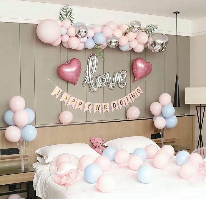 ảnh trang trí giường cưới đẹp nhất