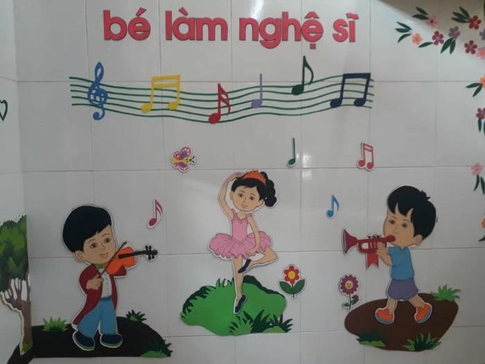ảnh trang trí góc âm nhạc siêu xinh