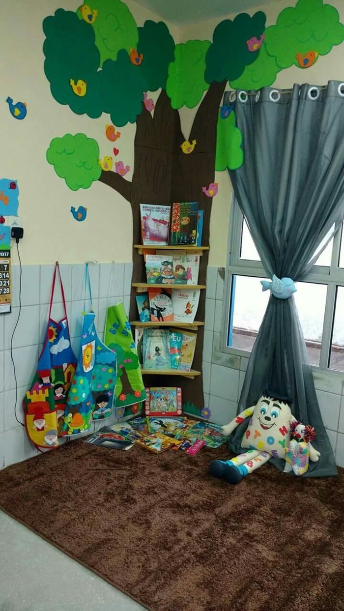 ảnh trang trí góc thư viện siêu đẹp
