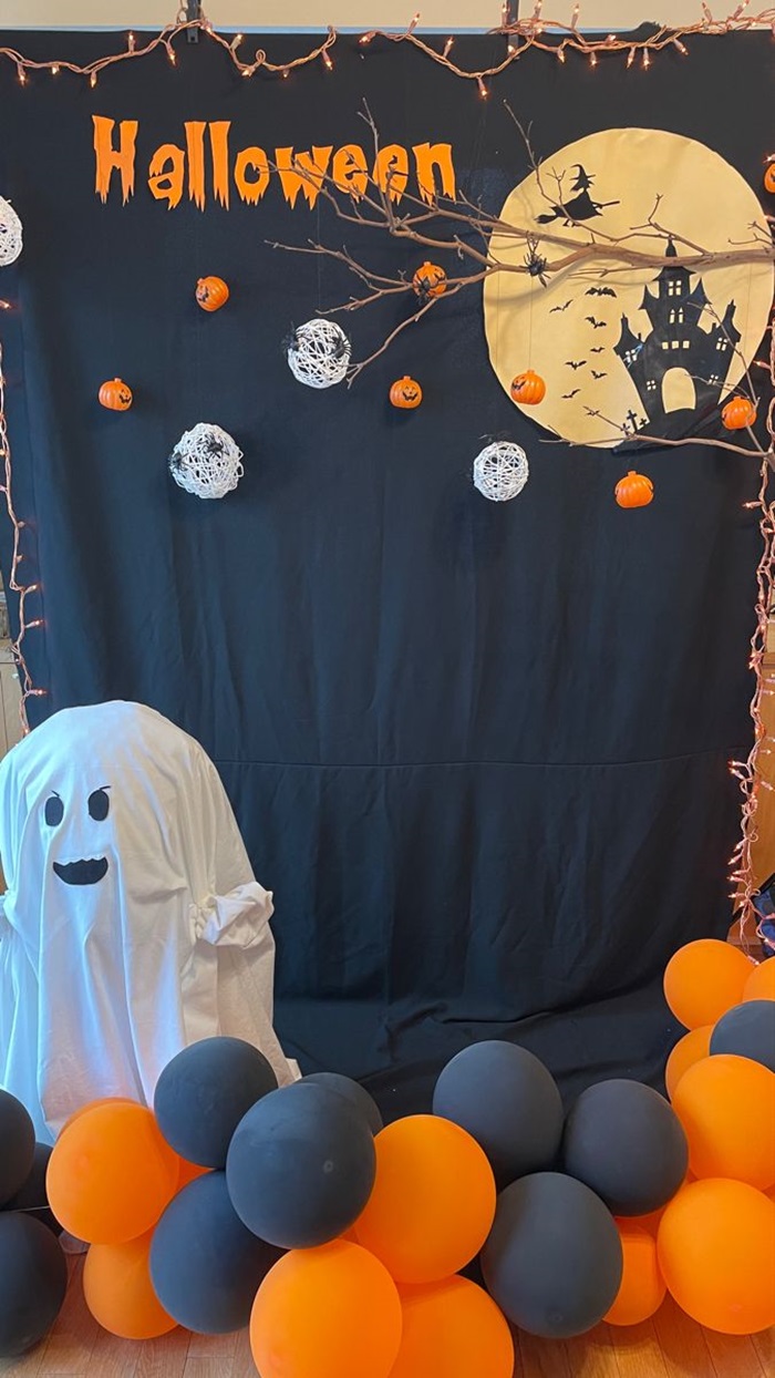 ảnh trang trí halloween mầm non xinh đẹp