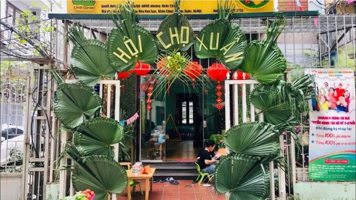 ảnh trang trí lều trại lớp 8