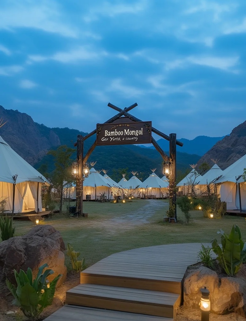 ảnh trang trí lều trại