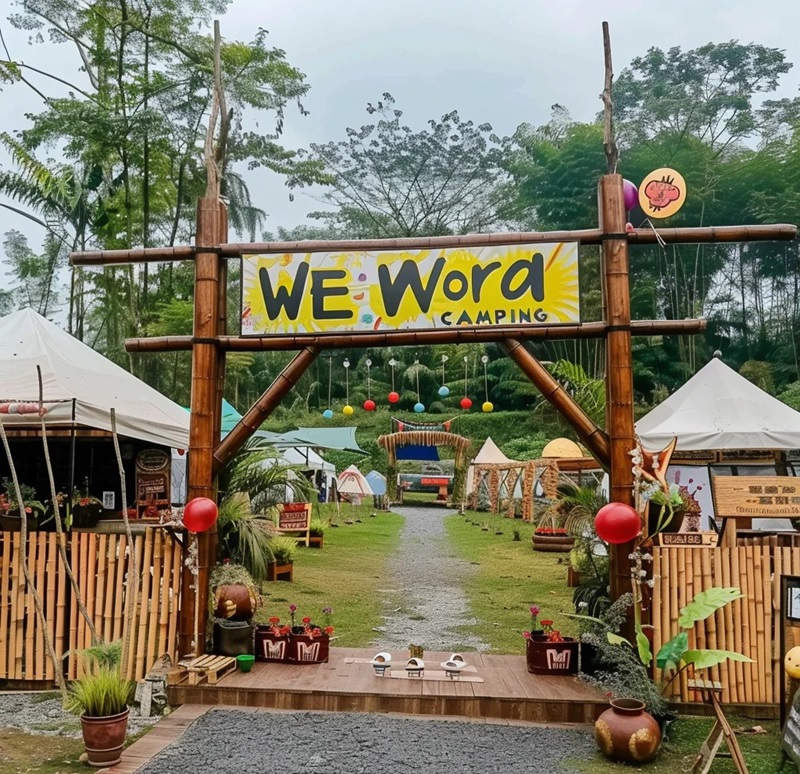 ảnh trang trí lều trạii