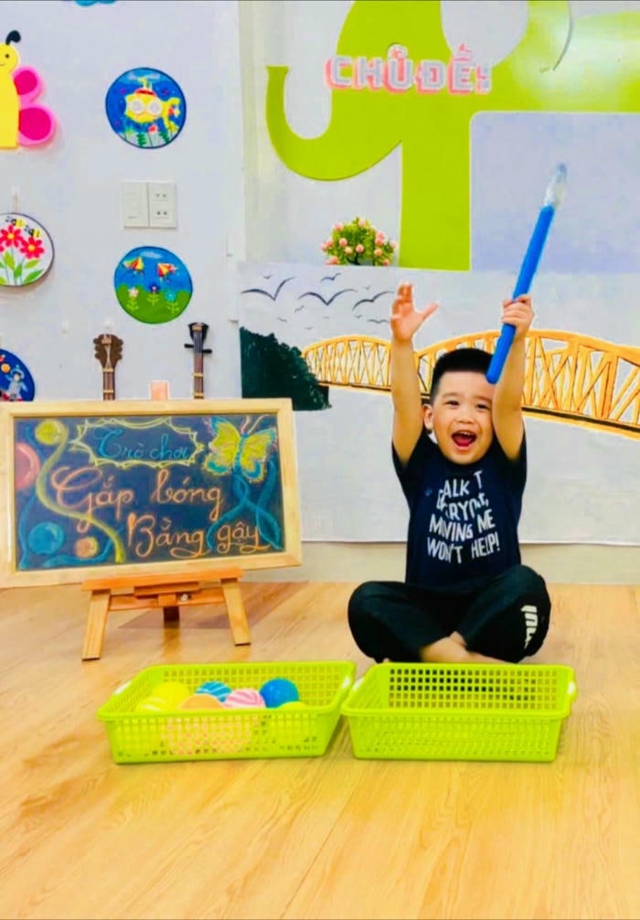 ảnh trang trí lớp học mầm non cực cute