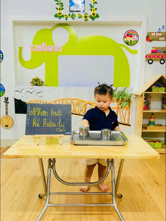 ảnh trang trí lớp học mầm non cực đẹp