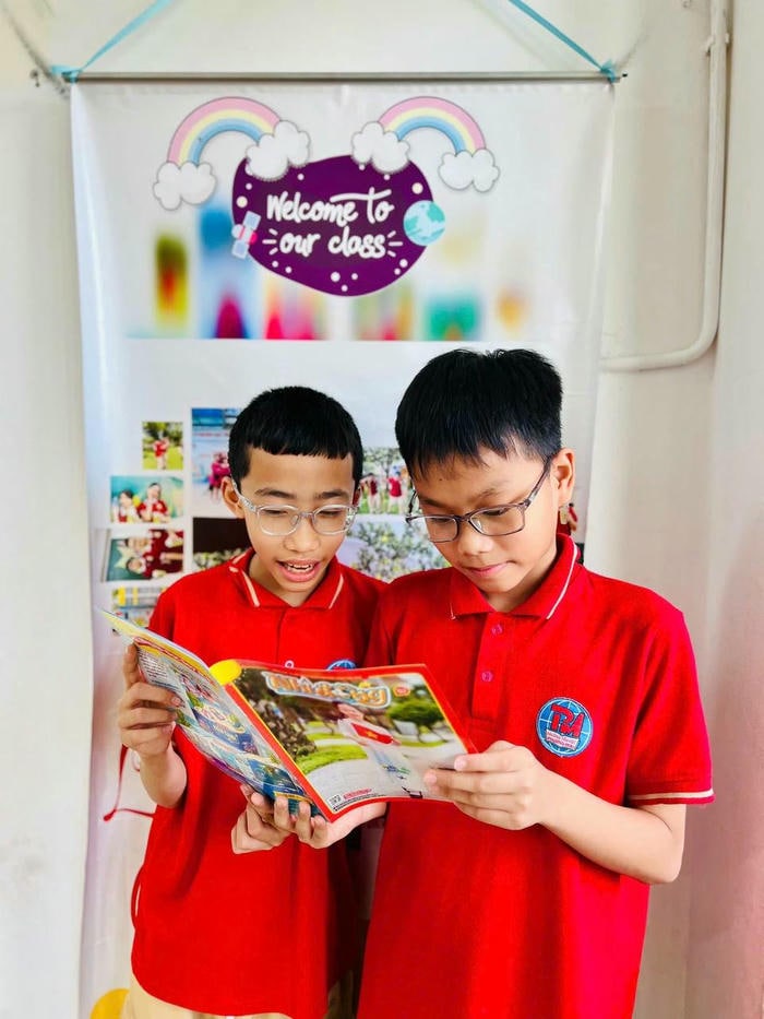 ảnh trang trí lớp học tiểu học cute xinh