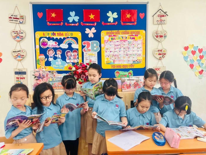 ảnh trang trí lớp học tiểu học đẹp nhất