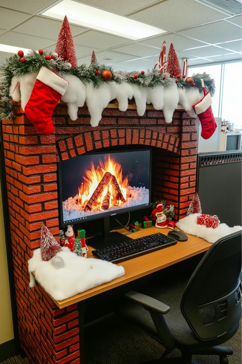 ảnh trang trí noel văn phòng chất nhất