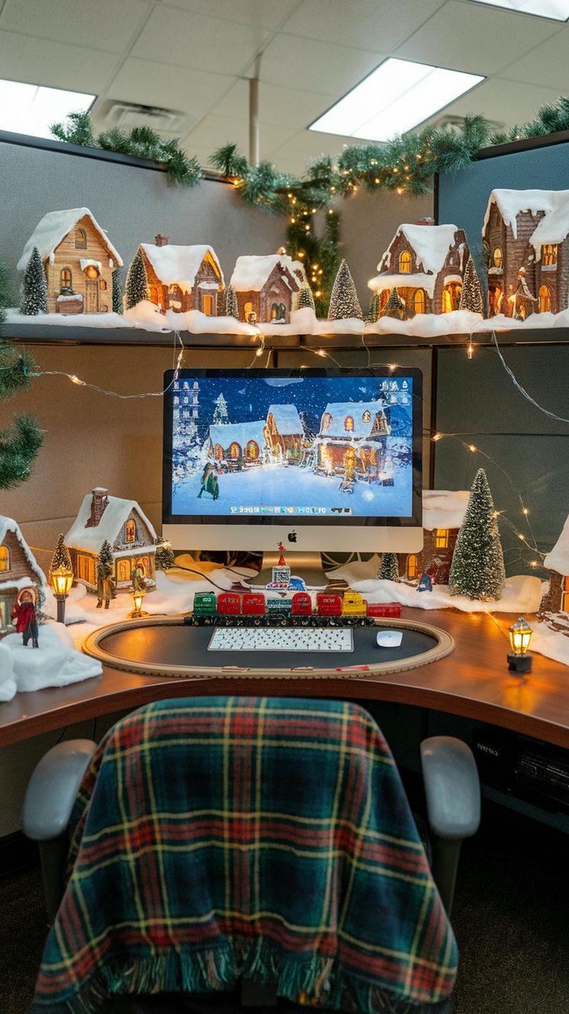 ảnh trang trí noel văn phòng đáng yêu