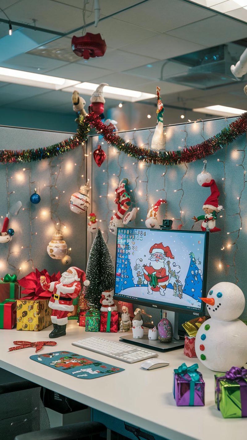 ảnh trang trí noel văn phòng đẹp nhất