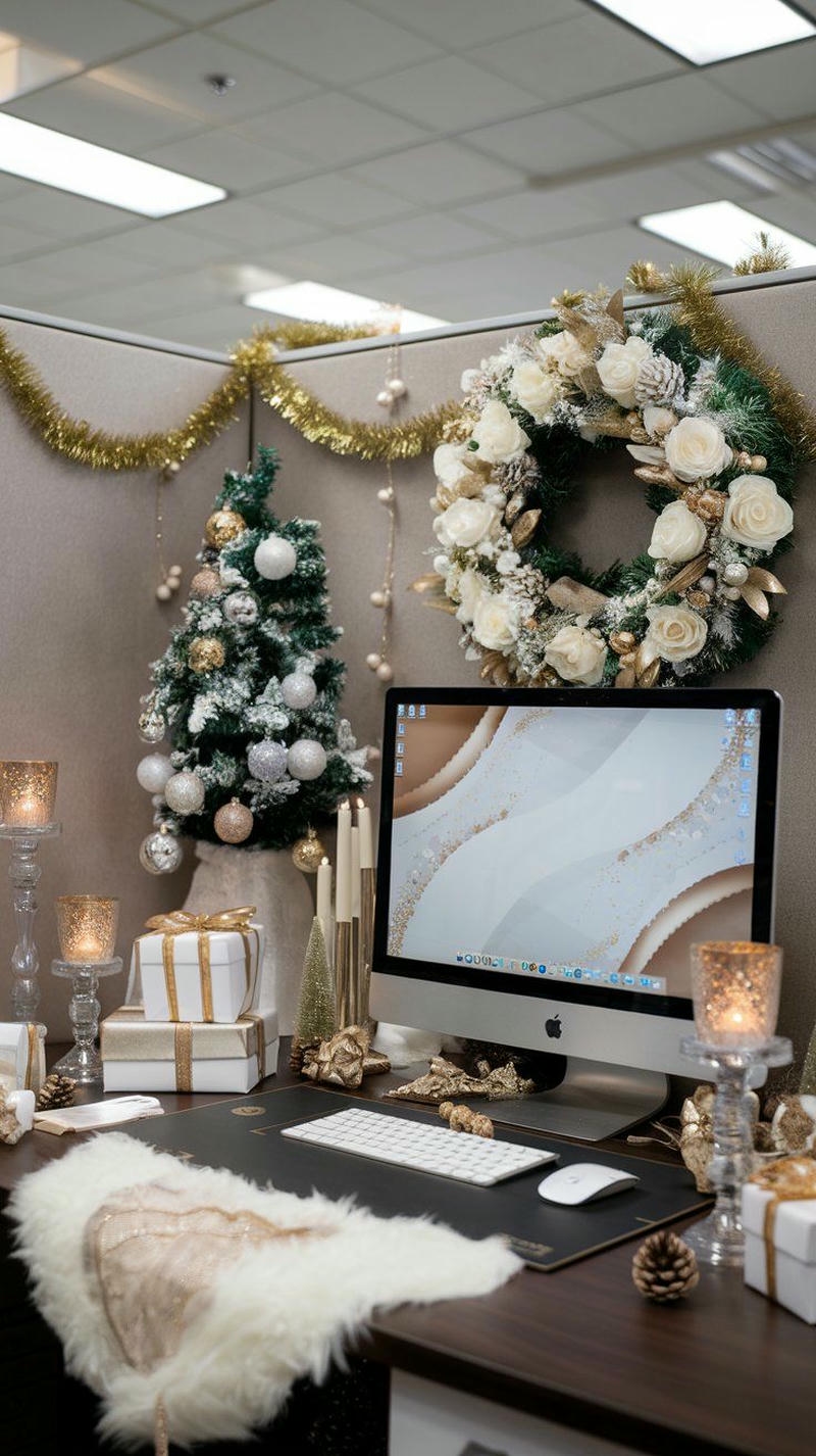 ảnh trang trí noel văn phòng đẹp