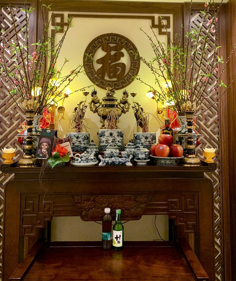 ảnh trang trí phòng thờ chữ nôm