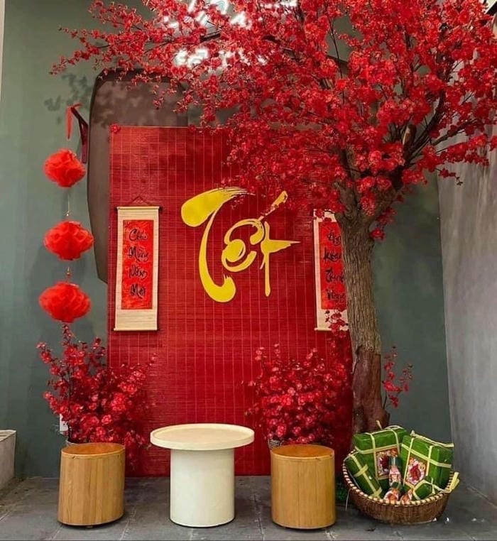ảnh trang trí tết mầm non