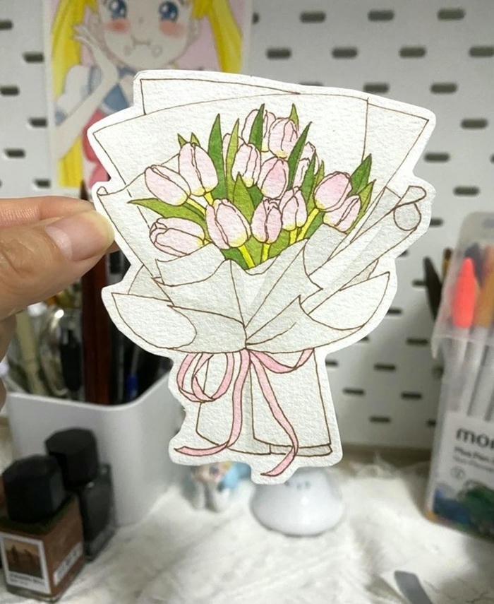 ảnh trang trí thư xinh