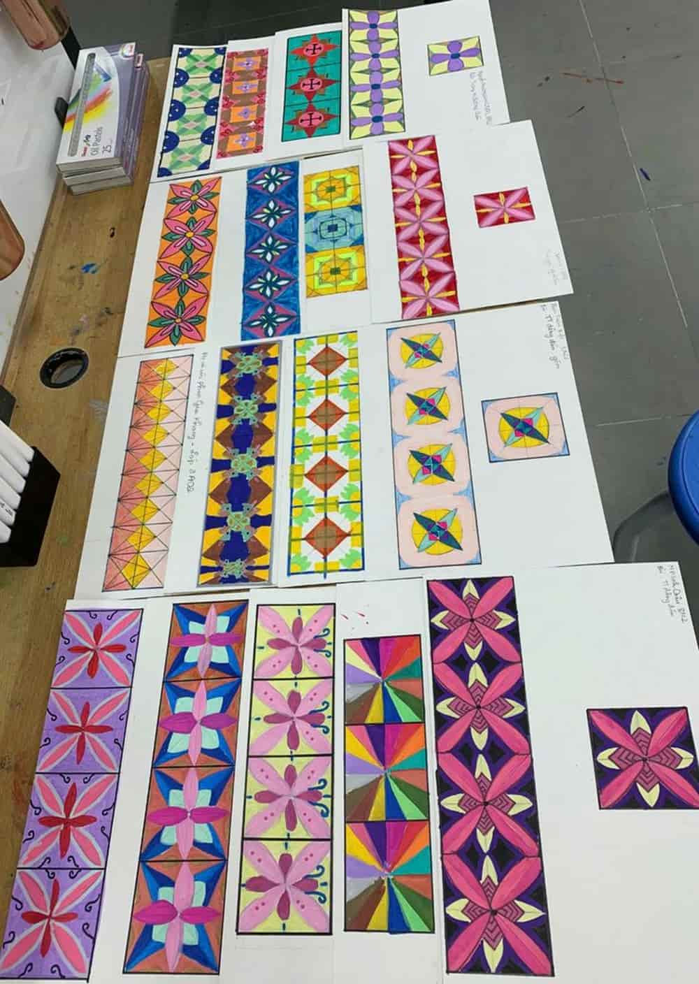 đường diềm trangtri thời lý