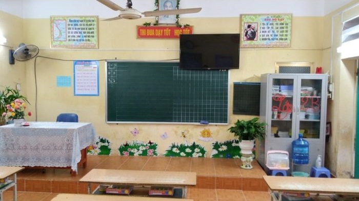 hình ảnh mẫu trang trí lớp học thcs đẹp nhất