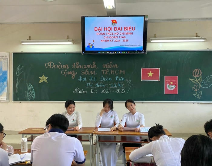 hình ảnh trang trí bảng đại hội chi đoàn đẹp nhất