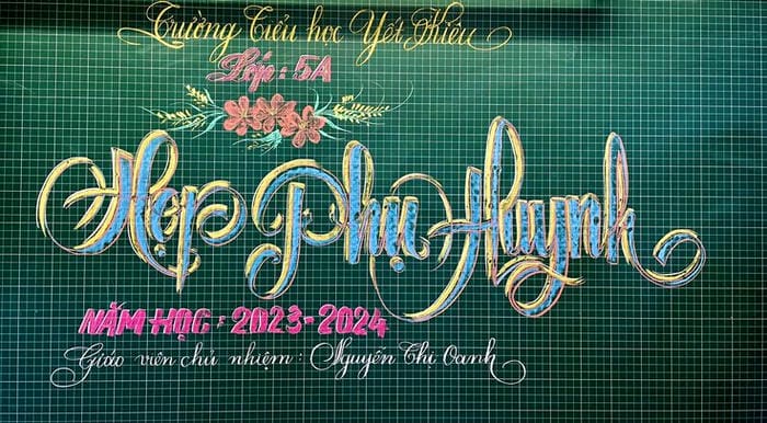 hình ảnh trang trí bảng họp phụ huynh