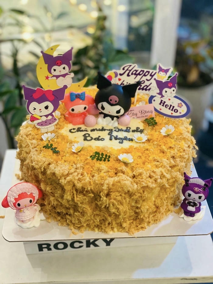 hình ảnh trang trí bánh bông lan trứng muối siêu đẹp