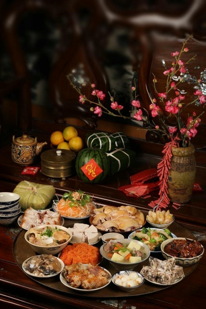 hình ảnh trang trí bánh chưng đẹp cực