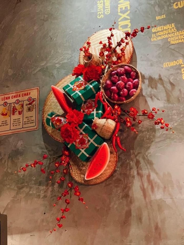 hình ảnh trang trí bánh chưng