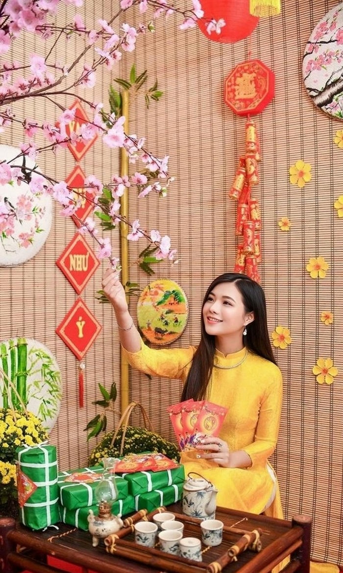 hinh anh trang tri banh trung