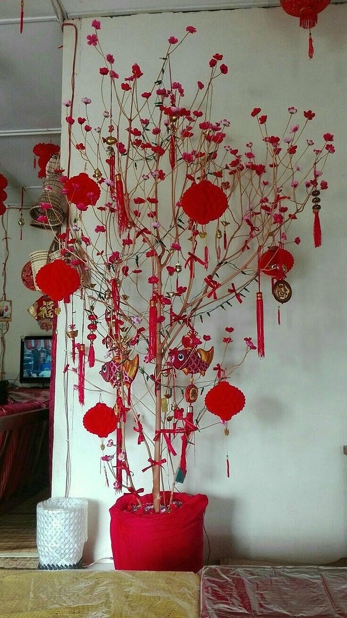 hình ảnh trang trí cây đào đẹp cực