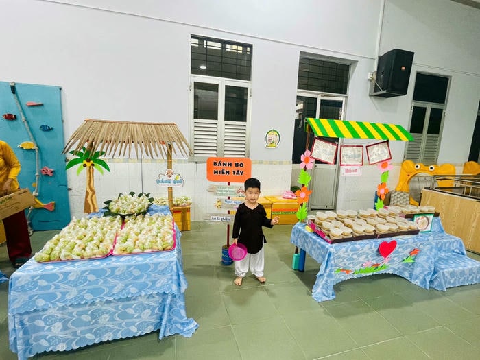 hình ảnh trang trí gian hàng ẩm thực trường học đẹp nhất