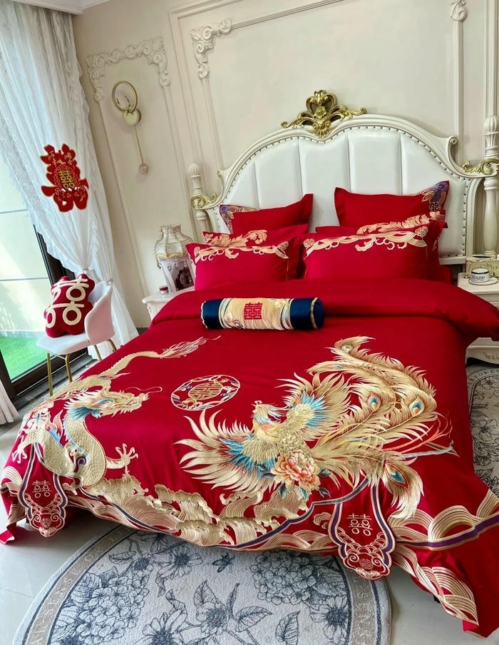 hình ảnh trang trí giường cưới đẹp cực