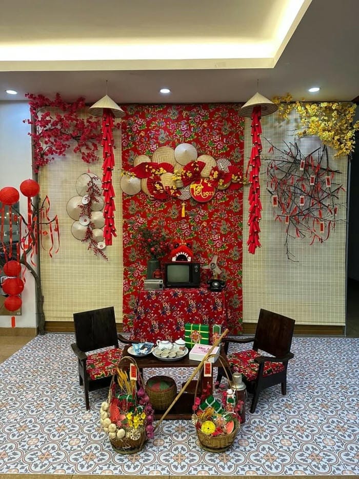 hình ảnh trang trí tết mầm non siêu đẹp