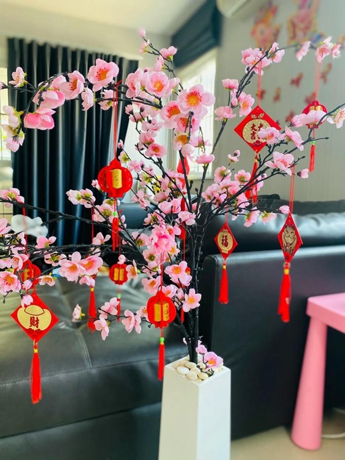 hình trang trí cây đào đẹp nhất