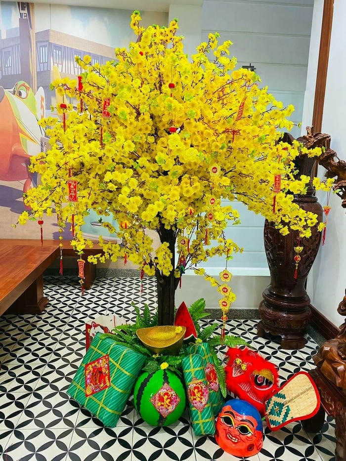 hình trang trí cây mai siêu đẹp