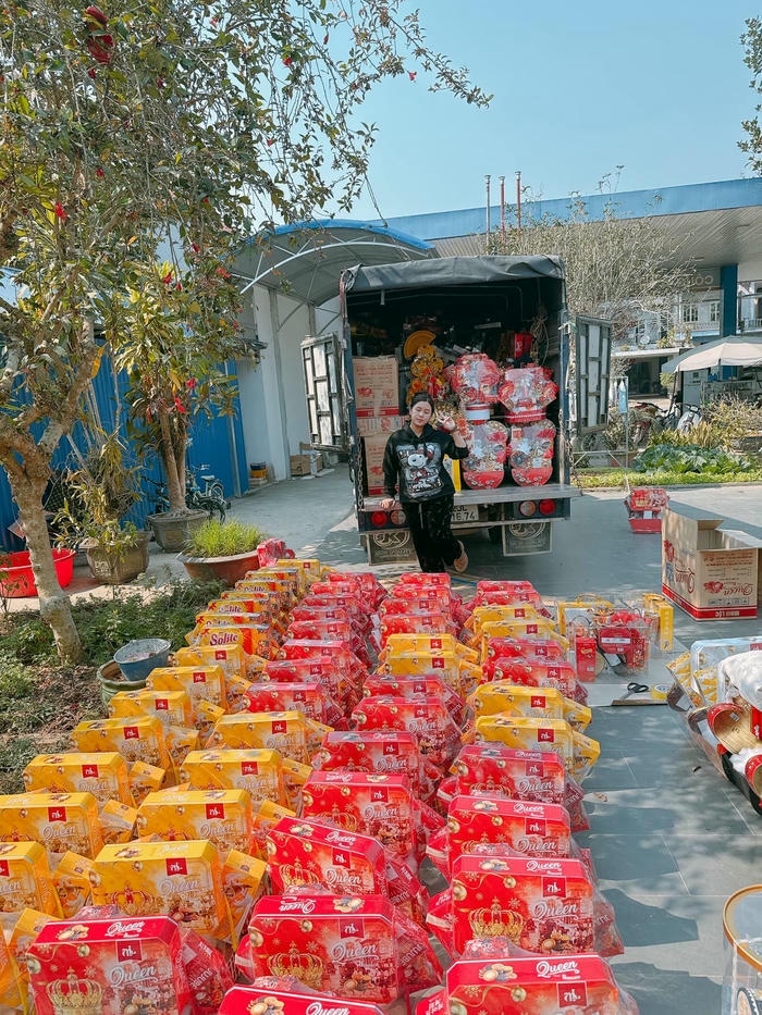 hình trang trí giỏ quà tết siêu đẹp